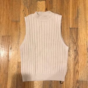 Forever 21 Ribbed Mock Neck Crop Top